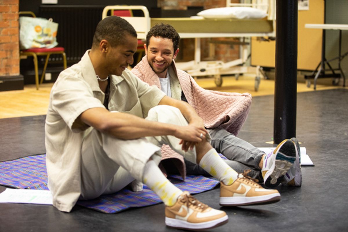 Layton Williams and Nathan McMullen at 